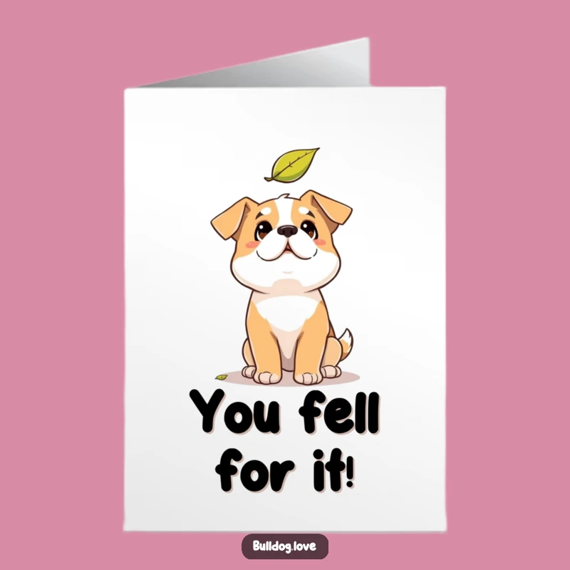 Free Printable Congrats Card: Solid Dog's Leafy Delight - Funny Downloadable Celebration