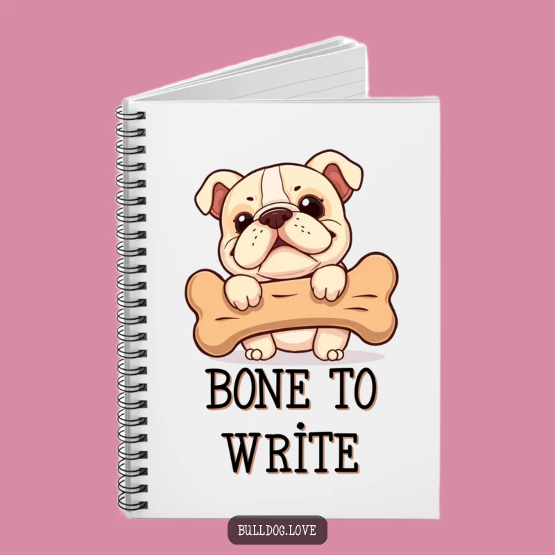 Funny Bulldog Notebook: Cheeky Pup's Ideas, Hilarious Journal, Perfect Gift for Writers!
