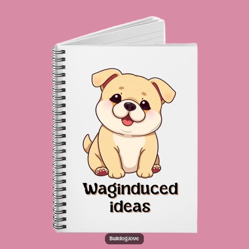 Funny Chubby Dog Notebook: Big Ears Wagging Body, Journaling Fun Gift