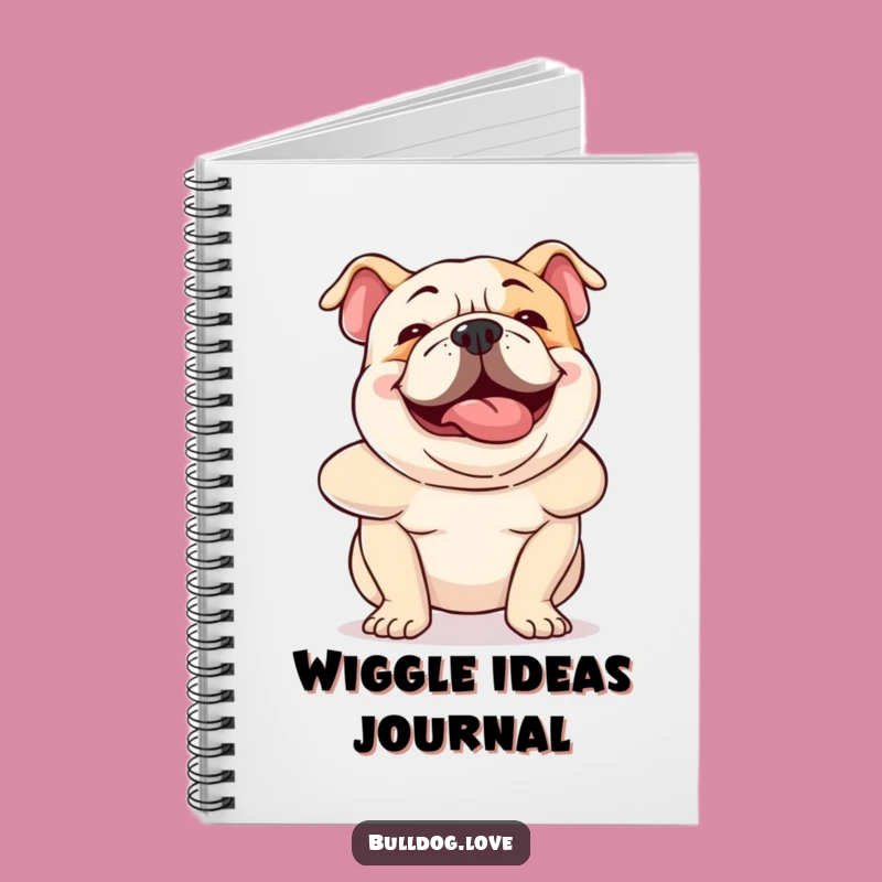 Funny Bulldog Wiggle Notebook: Hilarious Journal for Dog Lovers' Ideas
